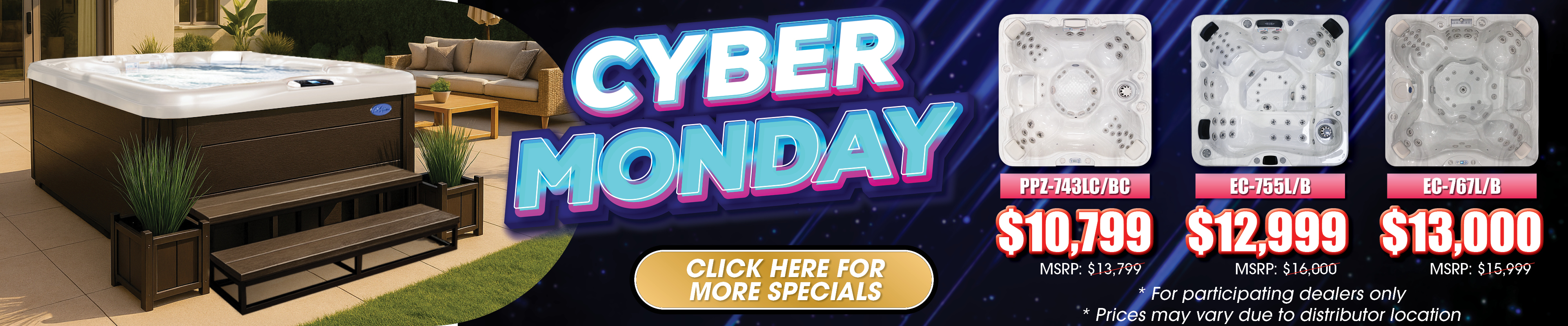 Calspas hot tub being used in a family setting - Yorba Linda