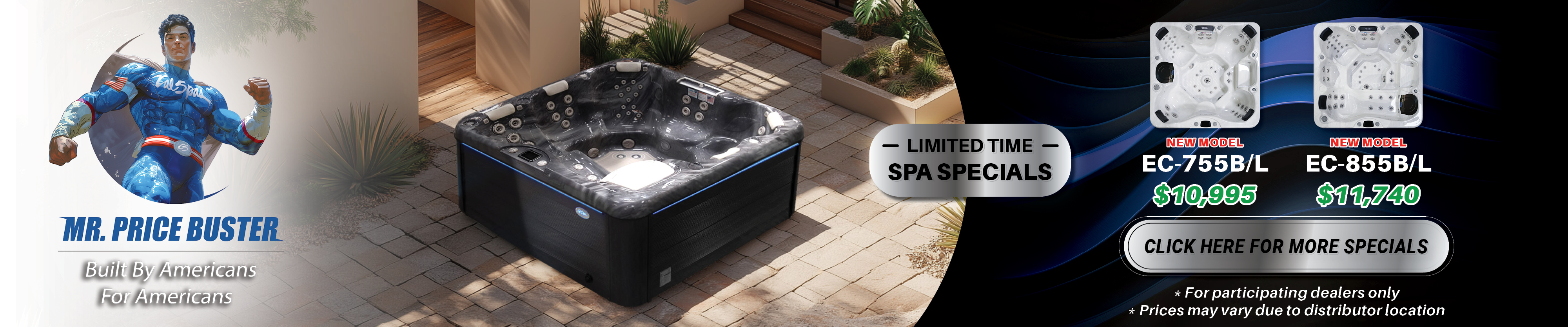 Calspas hot tub being used in a family setting - Yorba Linda